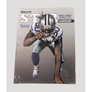 Dallas Cowboys Star Gameday Program Demarcus Lawrence Redskins 11/22/18 Sealed